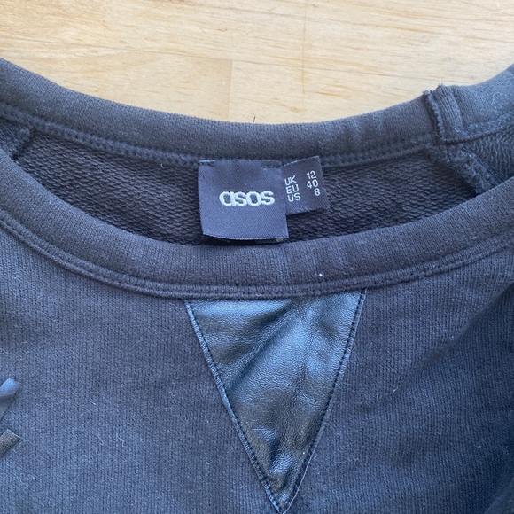 Black cropped sweater - Picture 3 of 5